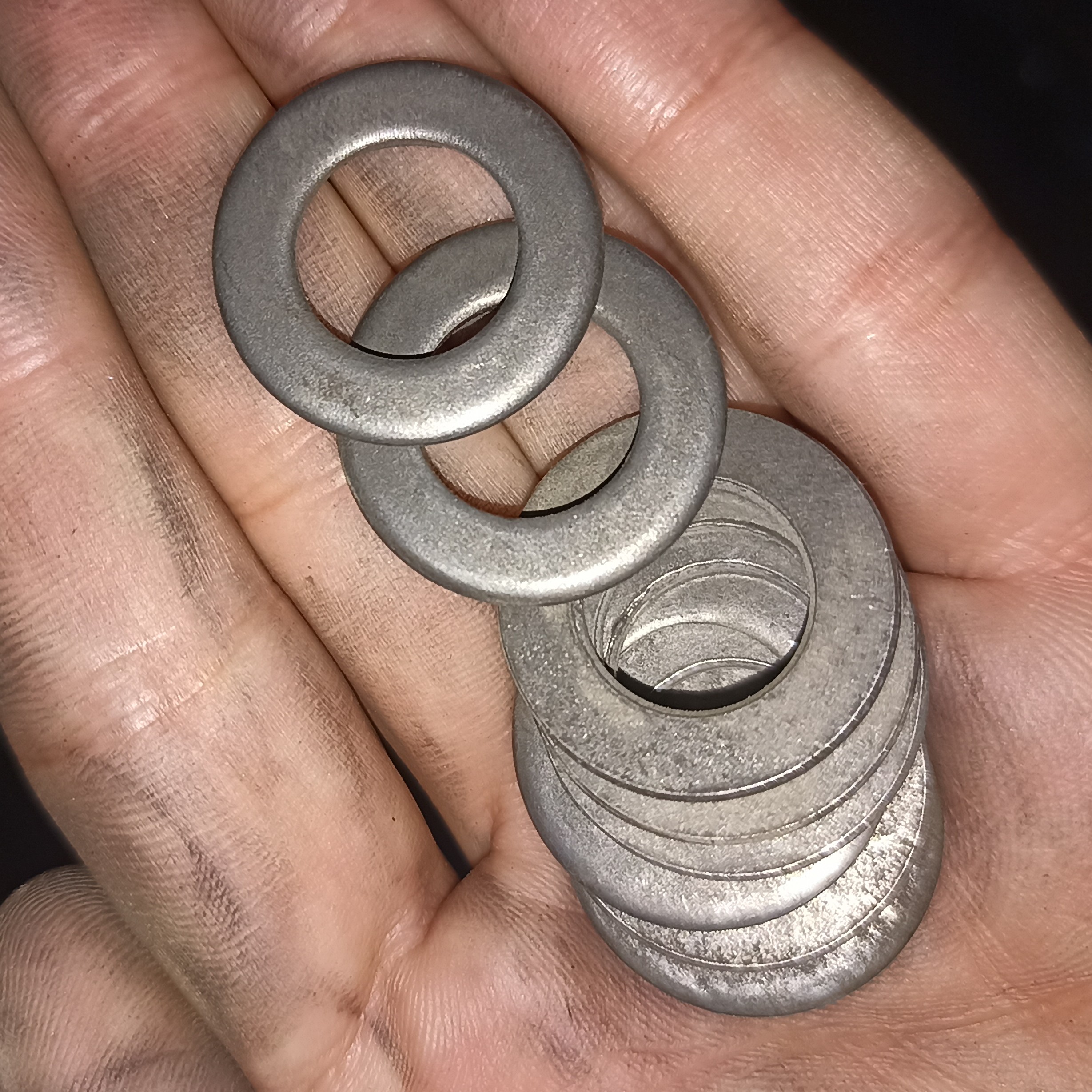 واشر فلزی بسته ده عددی