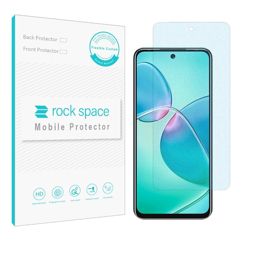  گلس نانو مات بلوکات (ضد اشعه آبی) و ضد ضربه گوشی اینفینیکس hot 12 play برند راک اسپیس

