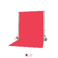 فون پارچه ای قرمز با جای لوله 2*3 متر