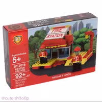 لگو ایستگاه آتش‌نشانی مدل BT-3016