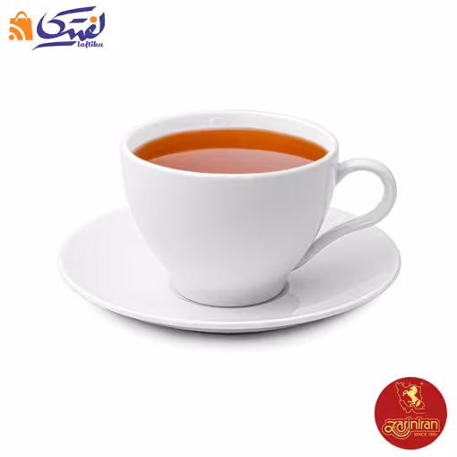 سرویس چای خوری چینی زرین آذر سفید 12 پارچه سایز 9