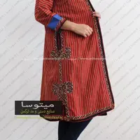 مانتو دست بافت با سوزن دوزی های دستی کد lm116