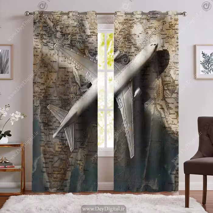 پرده پانچی برای آژانس مسافربری هواپیمایی BA-7117