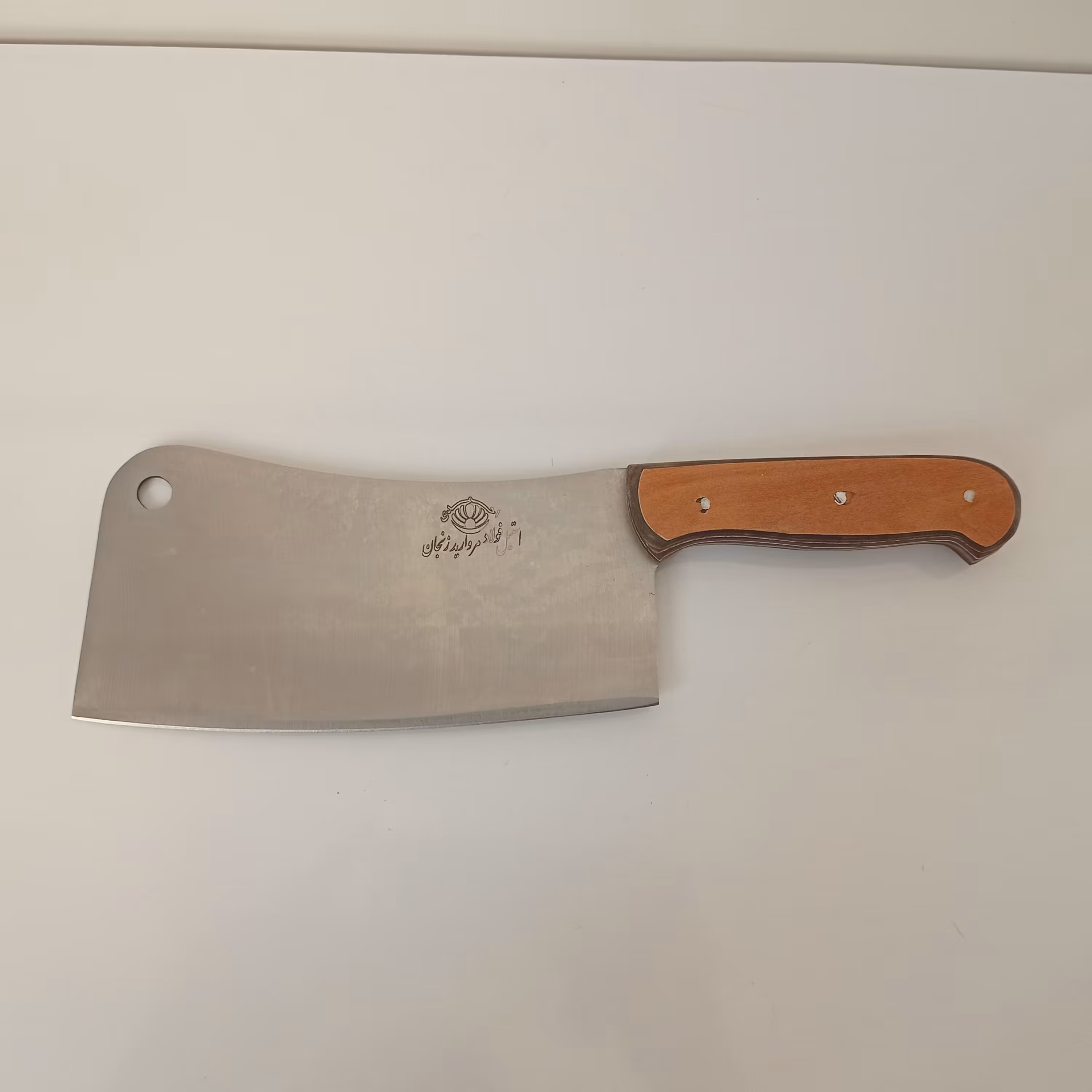 ساطور فولاد استیل ضد زنگ مروارید دسته کائوچو 