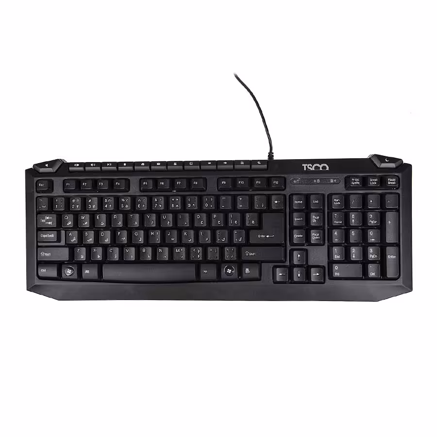 قیمت و خرید کیبورد باسیم تسکو مدل TK 8024 | یاس ارتباط