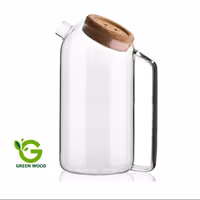 قوری چای و دمنوش شعله مستقیم چوبی بامبو پیرکس 1700 میلی لیتر کد Gw160302003