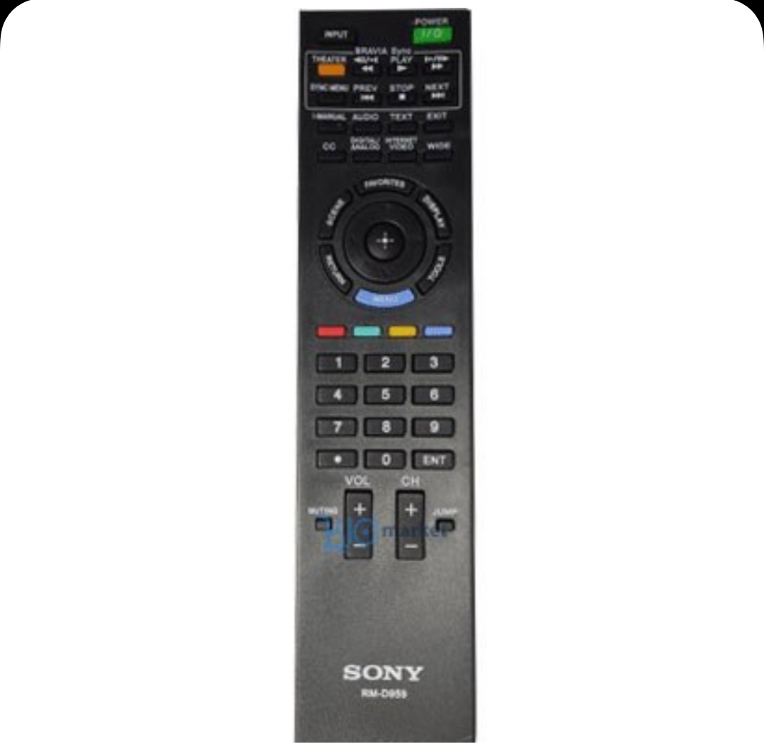 کنترل تلویزیون سونی