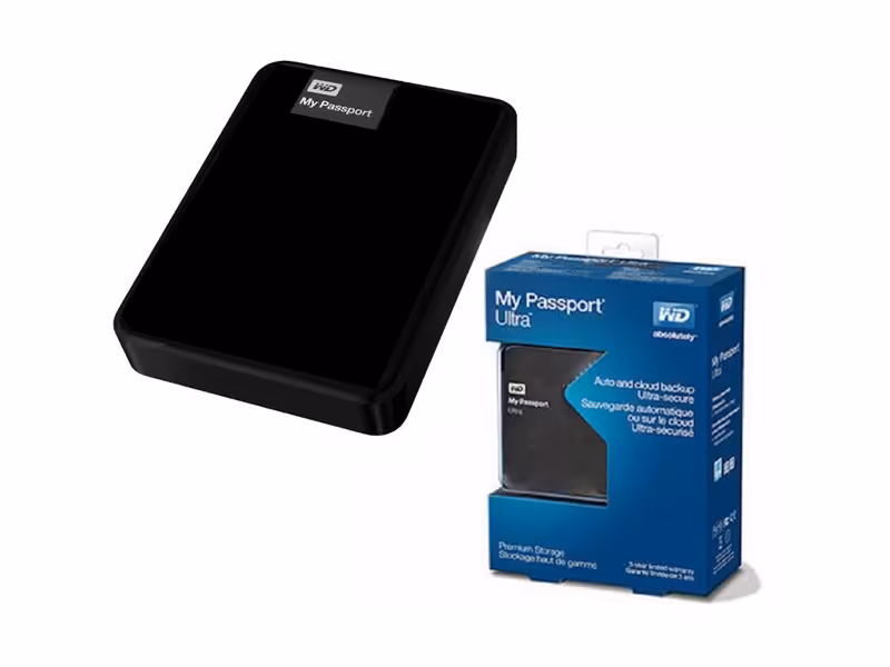 هارد اکسترنال وسترن دیجیتال مدل My Passport ظرفیت 1 ترابایت(مونتاژ شده) 6 ماه گارانتی تعویض در حد نو