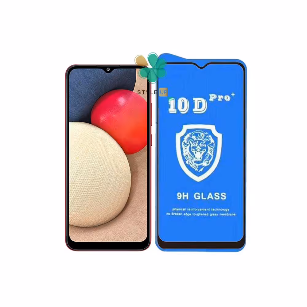گلس تمام صفحه گوشی سامسونگ Galaxy A02s مدل 10D Pro