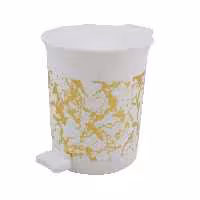 سطل پدالی رزمن طرح ماربل کد 15