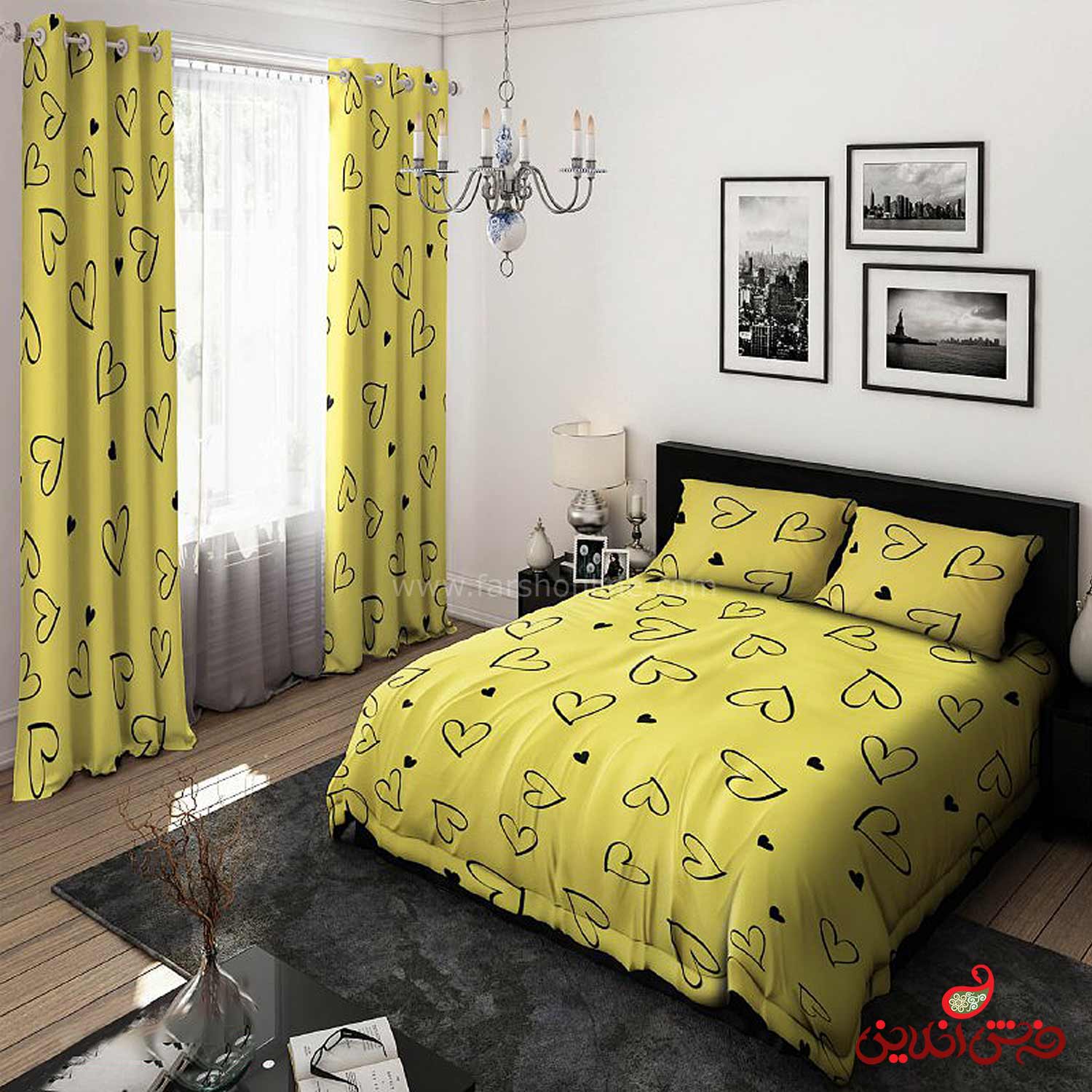 روتختی قلب زرد  کد 15149