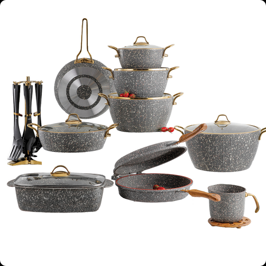 سرویس قابلمه 24 پارچه ویولا برند اویز پلاس