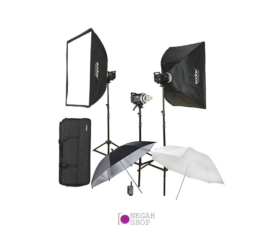 کیت سه شاخه فلاش استودیویی گودکس Godox MS300