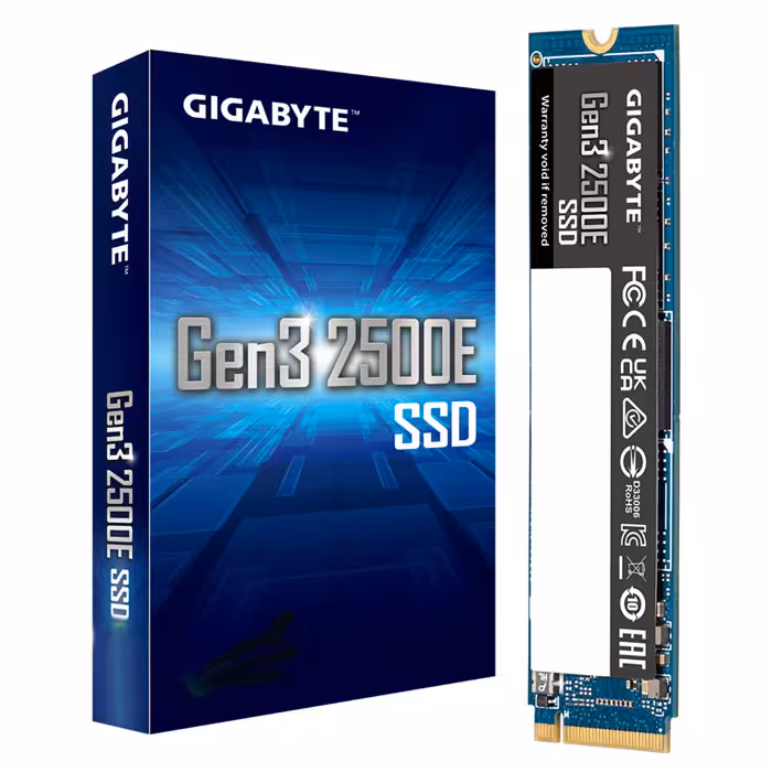اس اس دی اینترنال M.2 2280 NVMe گیگابایت مدل Gen3 2500E ظرفیت 500GBGIGABYTE Gen3 2500E SSD 500GB NVMe
