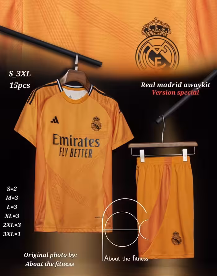 کیت دوم رئال مادرید اسپیشیال فصل 2025-2024 (پیراهن شورت) ورژن هواداری
