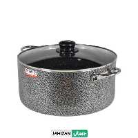 قابلمه تابان مدل چکشی درب پیرکس سایز 32