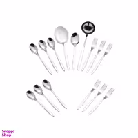 سرویس قاشق و چنگال 15 پارچه جی فی نی مدل 02