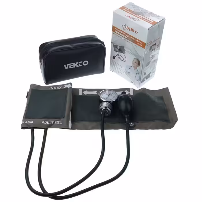فشارسنج عقربه ای وکتو(Vekto) مدل HS-20A به اضافه گوشی پزشکی وکتو مدل HS-30B(ارسال با پیک پس کرایه) 

