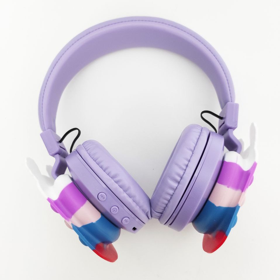 هدفون بلوتوثی Cute rabbit ears پاپیت دار فانتزی در رنگبندی