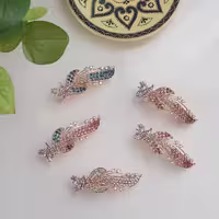 گیره فرانسوی نگینی سیمرغ 