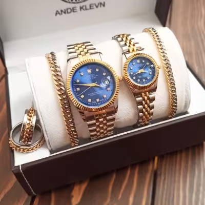 ست ساعت زنانه مردانه رولکس(ست کامل)