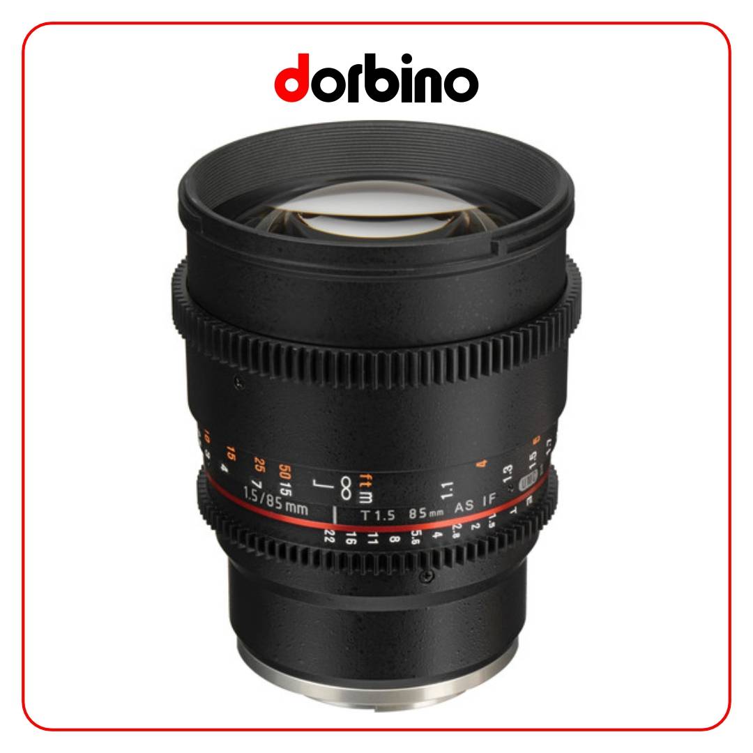 لنز سامیانگ Samyang 85mm T1.5 VDSLRII Cine Lens for Sony E-Mount - فروشگاه دوربین دوربینو