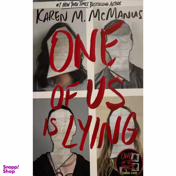 کتاب One of us is lying اثر Karen M McManus انتشارات معیار علم