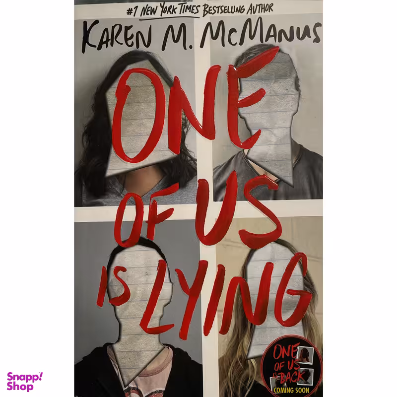 کتاب One of us is lying اثر Karen M McManus انتشارات معیار علم