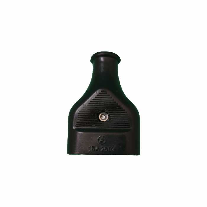 دوشاخه مادگی مشکی تخت مدل A-314