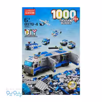 لگو ساختنی پایگاه پلیس 1000 قطعه مدل DIY 6 In 1 کد 8978 تک وعمده