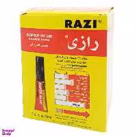 چسب قطره ای رازی مدل Super Glue حجم 3 میلی‌ لیتر مجموعه 12 عددی