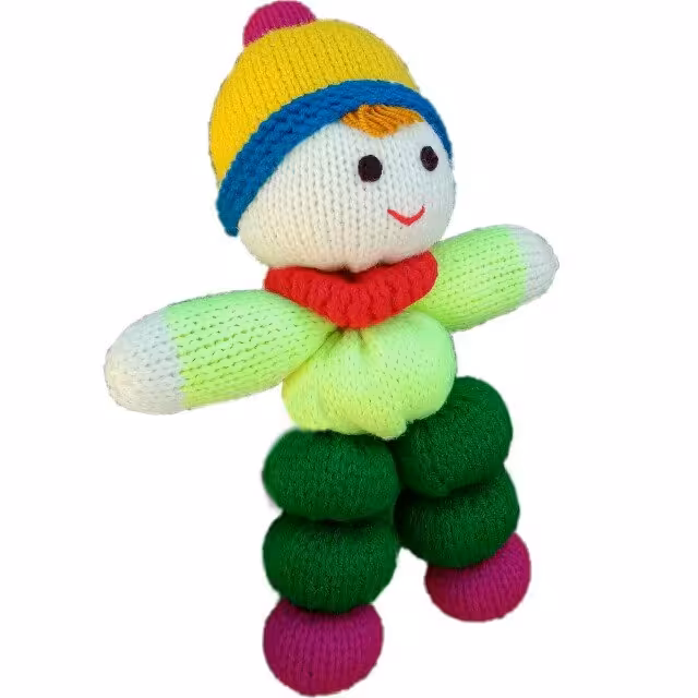 عروسک بافتنی دستساز بندبندی