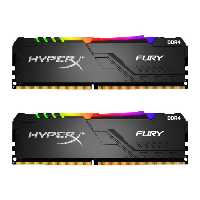 رم کینگستون HyperX FURY RGB 16GB 8GBx2 3200MHz CL16
