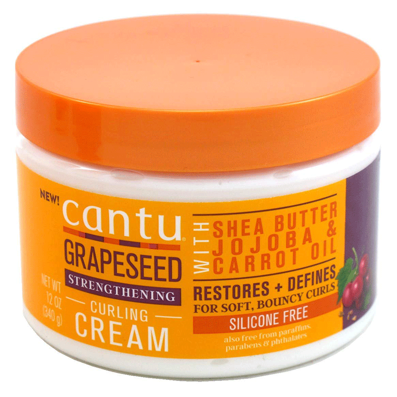 کرم دانه انگور موهای فر کانتو Cantu Beauty Grapeseed Curling Cream