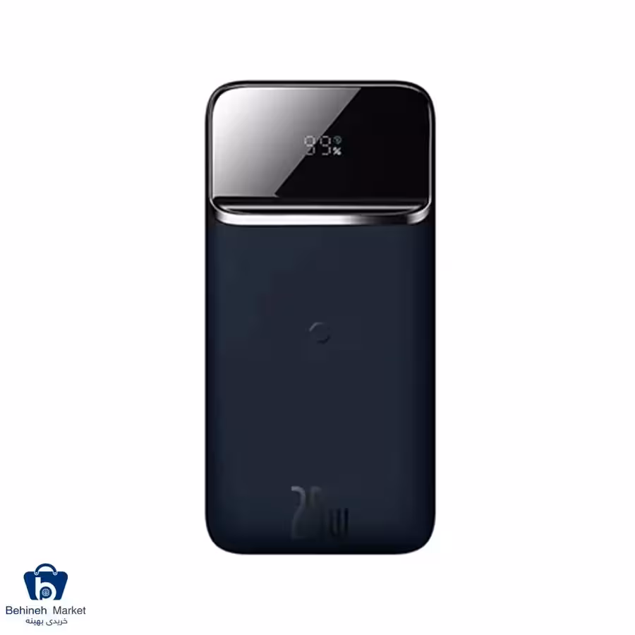 پاوربانک باسئوس مدل Magnetic Wireless PPCX0101 ظرفیت 10000 میلی‌آمپرساعت