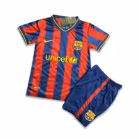 پیراهن و شورت بچه گانه کلاسیک بارسلونا 2010