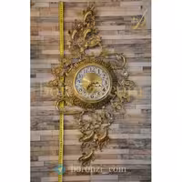 ساعت دیواری برنزی طرح مهتاب