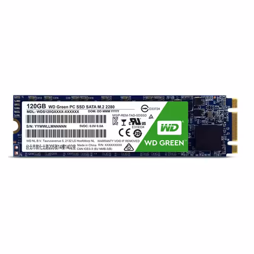 هارد SSD اينترنال Western Digital مدل GREEN WDS120G1G0B ظرفيت 120 گيگابايت - فروشگاه اینترنتی طیف سنتر