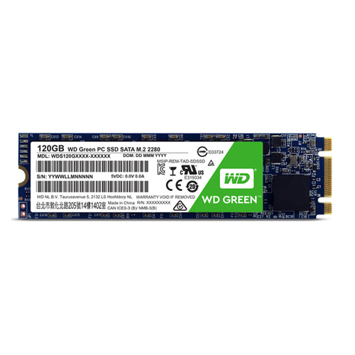 هارد SSD اينترنال Western Digital مدل GREEN WDS120G1G0B ظرفيت 120 گيگابايت - فروشگاه اینترنتی طیف سنتر