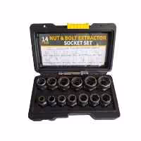 ست بکس حلزونی 14عددی مخصوص پیچ و مهره سرگرد و هرز شده فشارقوی بلکام BELKOM مدل PL14