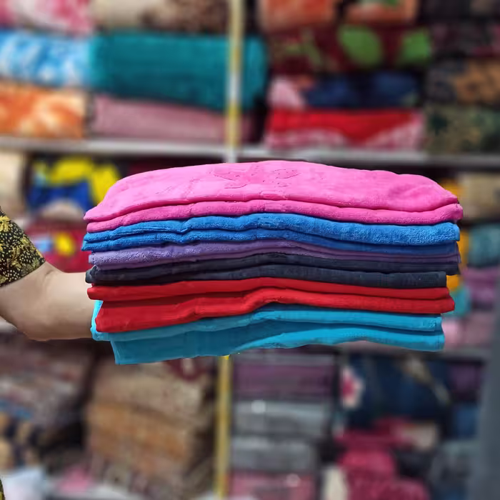 حوله دستی دلفین سایز 40/80سانتی متر