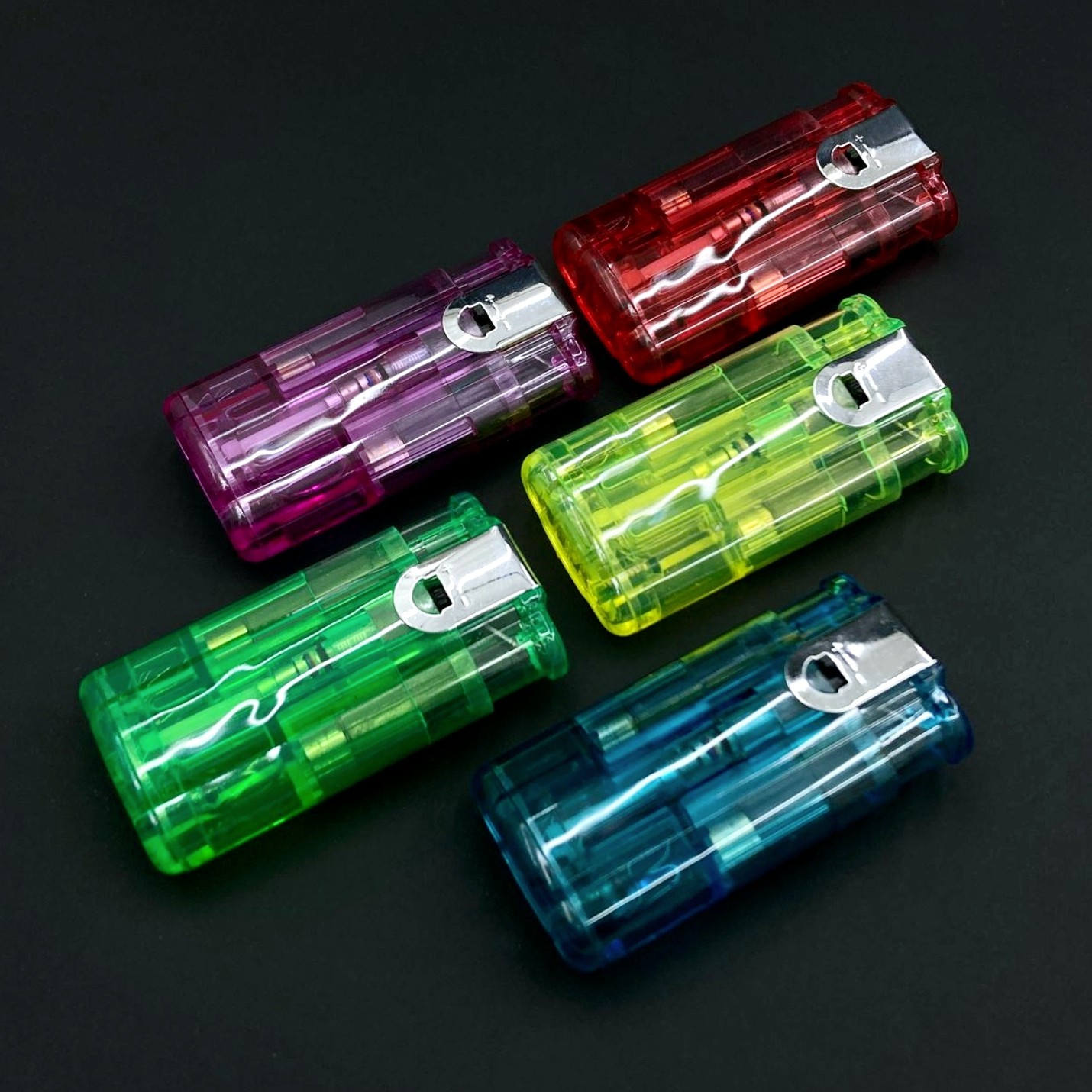 فندک دو حالته اتمی و ساده kkk مجموعه 5 عددی