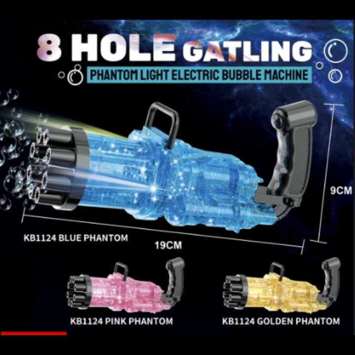 تفنگ حباب ساز  8 حفره چراغدار 