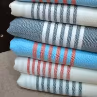 حوله دستبافت حمام طرح چپر دورو با تنوع رنگی کد1