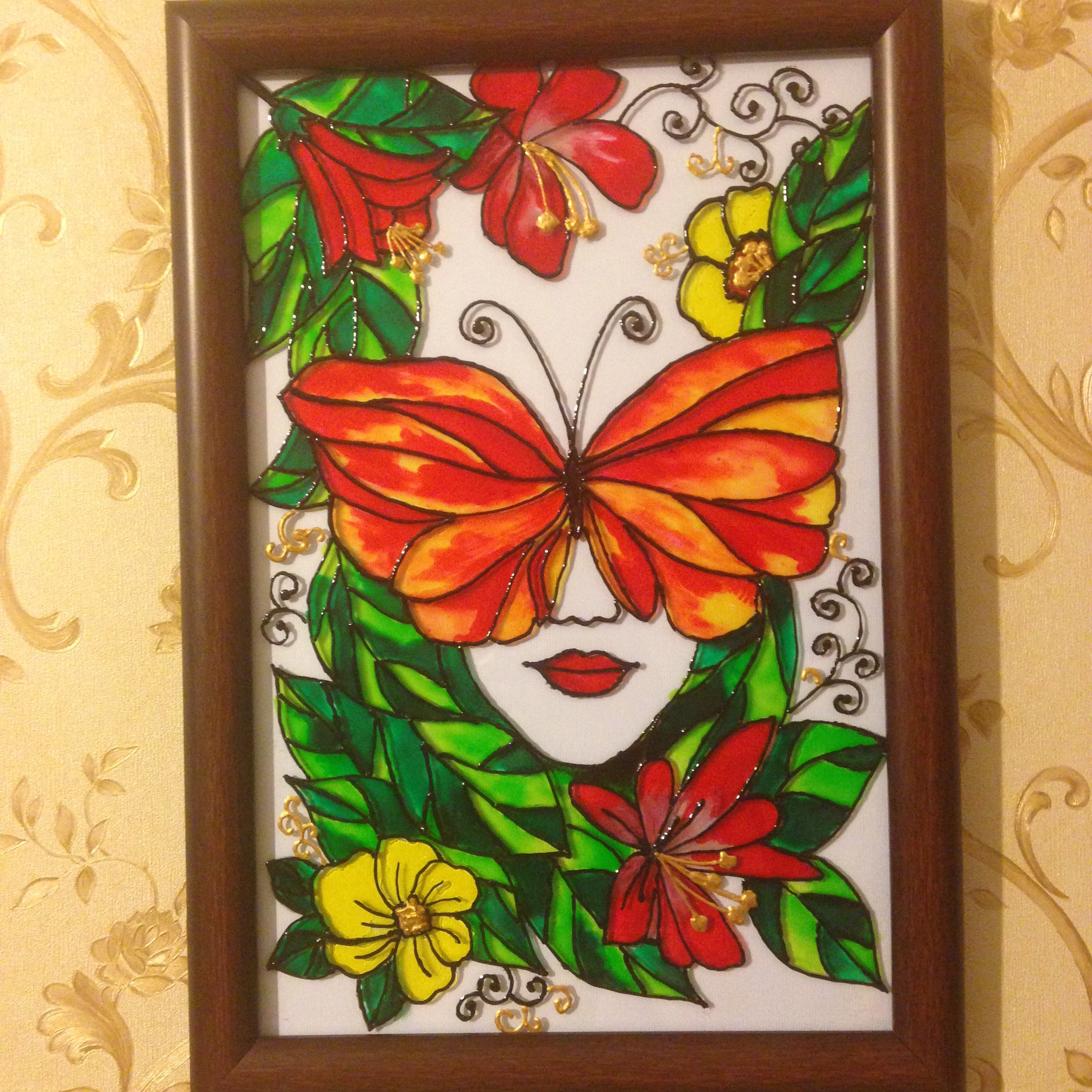 تابلوی دکوری چهره