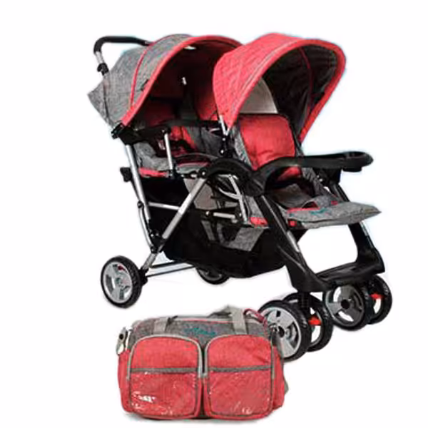 ست کالسکه دو قلو ایون فلو evenflo