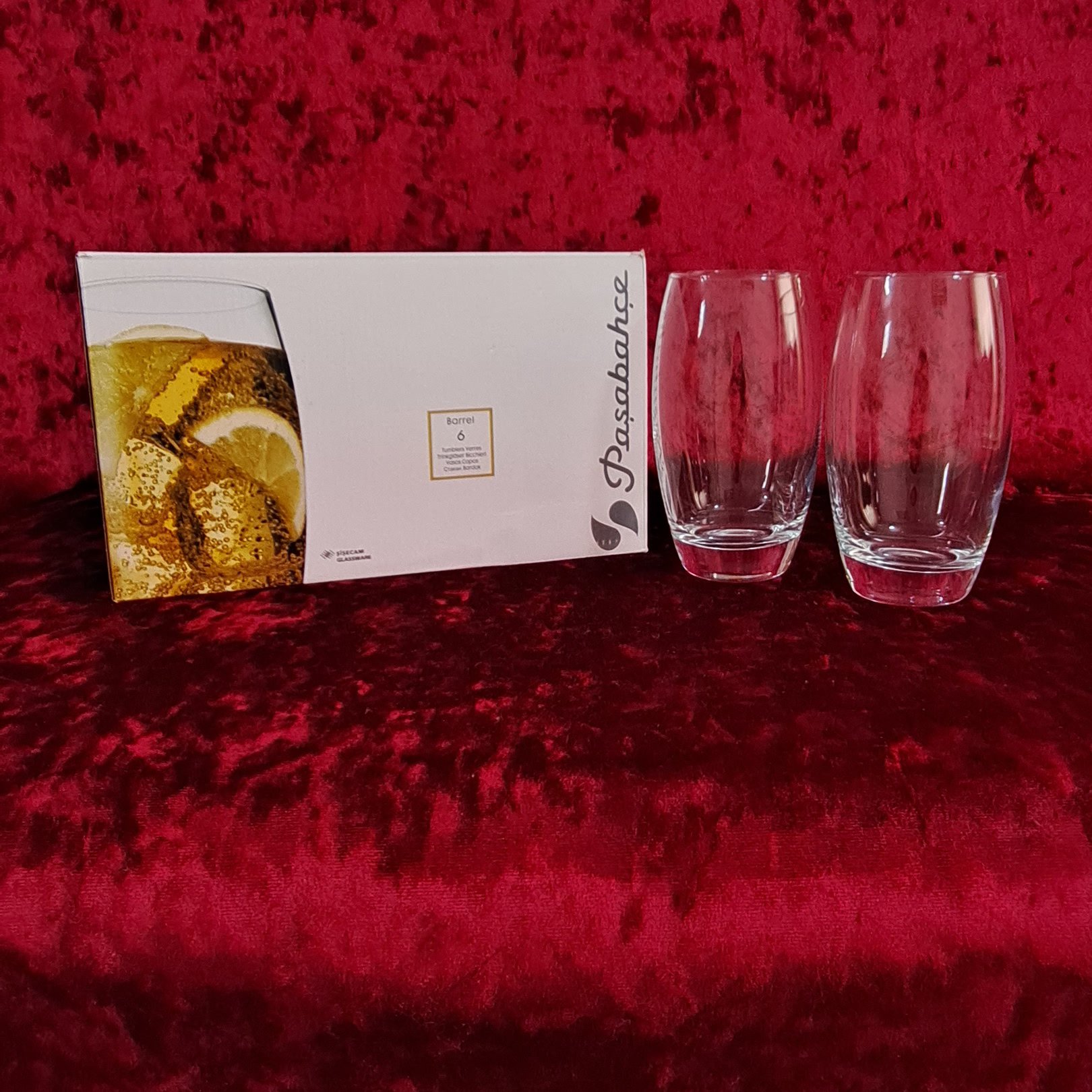 لیوان بلند طرح بارل برندپاشاباغچه ترکیه بسته 6عددی 