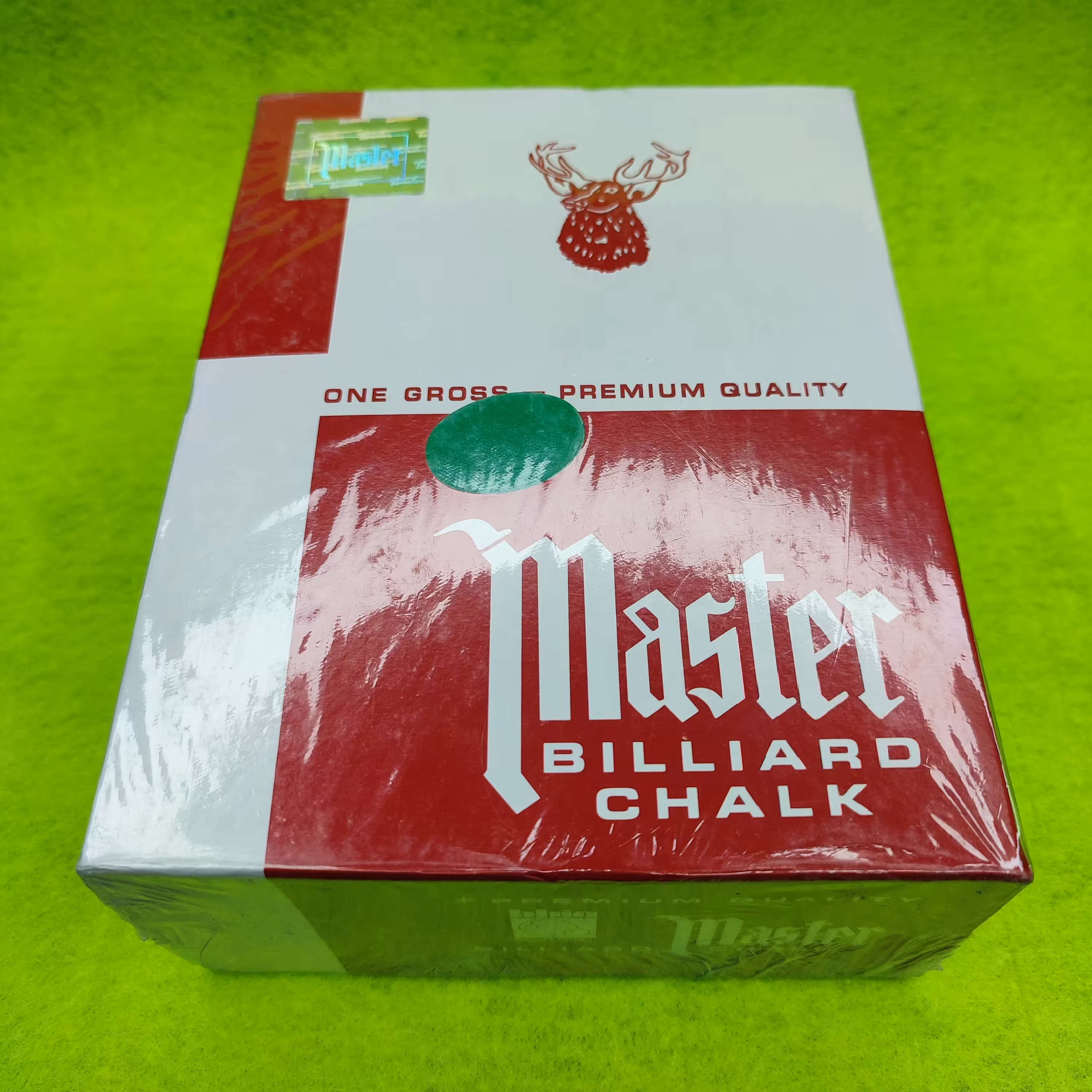 گچ بیلیارد مستر master سبز بسته 144 تایی
