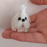 آویز کیف و کوله و دسته کلید عروسکی طرح هاپو فنجونی 