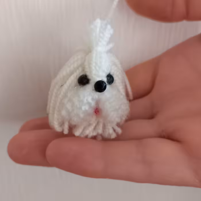 آویز کیف و کوله و دسته کلید عروسکی طرح هاپو فنجونی 